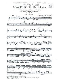 Concerto per Violino, Archi e B.c.: In Re Min. Op. 8 N. 