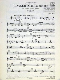 Concerto A-Moll F 8/2 T 28 