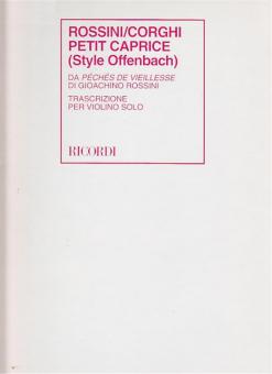 Petit Caprice (Style Offenbach) Trascrizione Per Violino 