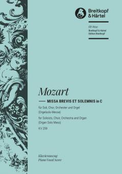 Missa brevis et solemnis in C KV 259 