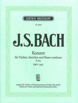 Violin Concerto E Major BWV 1042 
