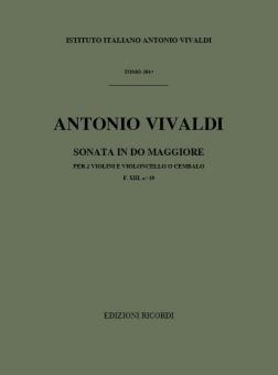 Sonate C-Dur F 13/19 T 384 Op. 1/3 