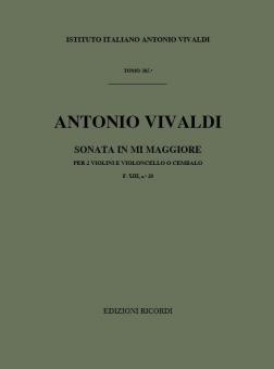 Sonate E-Dur F 13/20 T 385 Op. 1/4 