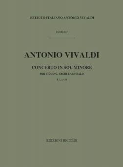 Concerto G-Moll F 1/36 T 92 RV 330 