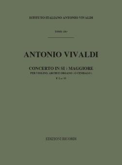 Concerto B-Dur F 1/55 Op. 9/7 T 130 