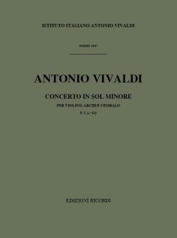 Concerto G-Moll F 1/152 T 334 RV 329 