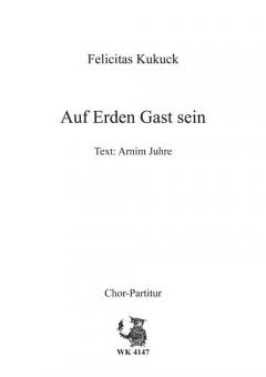 Auf Erden Gast sein 