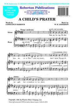 Child's Prayer/Oldshepherd's Prayr 