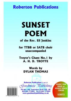 Sunset Poem (Troyte's Chant No.1) 