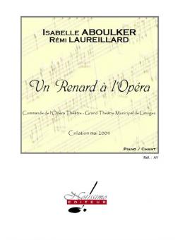 Un Renard à l'Opera, Opera pour Jeune Public 