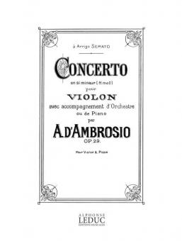 Concerto En Si Mineur 