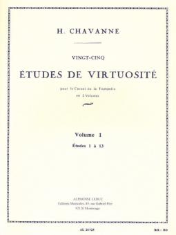 25 Etudes de Virtuosite Vol. 1 