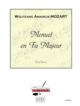 Menuet, En Fa Majeur 