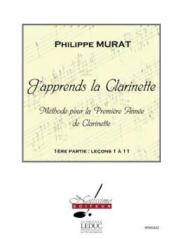 J'apprends la Clarinette Vol. 1 