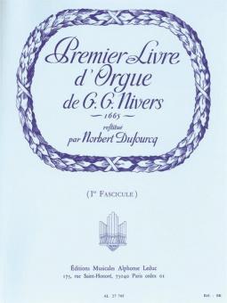 Premier Livre d'Orgue 1er Fascicule 