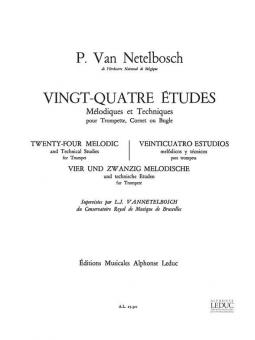 24 Etudes Melodiques et Techniques 