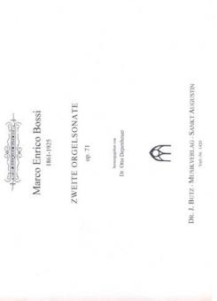 2. Orgelsonate op. 71 
