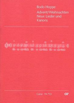 Neue Lieder und Kanons zu Advent/Weihnachten 