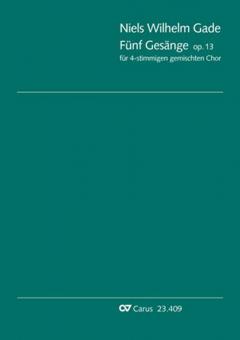 5 chants pour choeur a cappella 