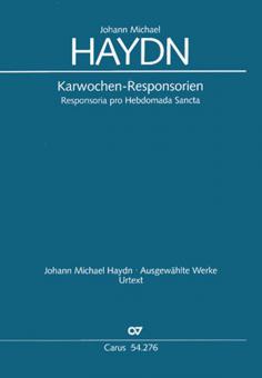 J. M. Haydn: Responsoria pro Hebdomada Sancta 
