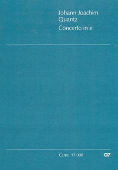 Concerto pour flûte en mi mineur 