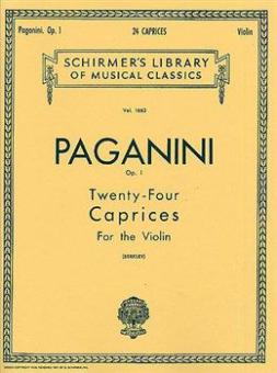 24 Caprices For Solo Violin Op. 1 