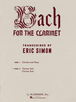 Bach For The Clarinet Part 2 