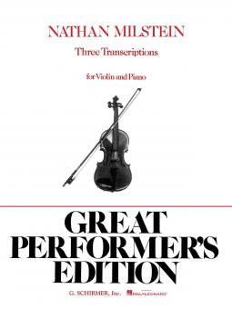 3 Transcriptions For Violin And Piano 