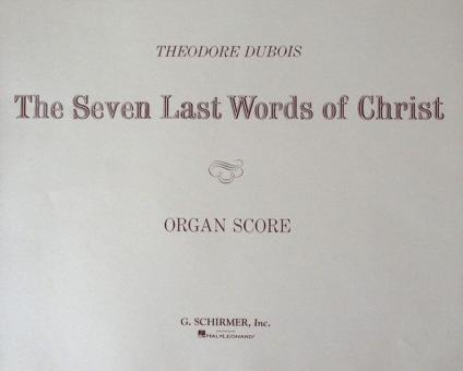 Seven Last Words Of Christ 