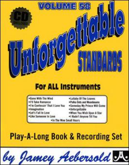 Aebersold Vol.58 Unforgettable Standards 