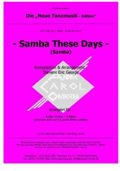 Samba These Days Standard