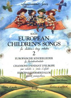 Europäische Kinderlieder für Kinderstreichorchester 2 