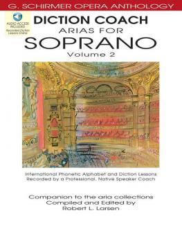 Diction Coach: Arias for Soprano Vol. 2 