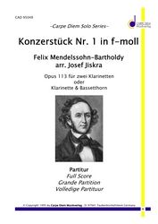 Konzertstück Nr.1 in f-moll 