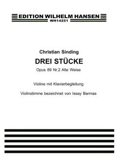 Drei Stücke Op. 89 Violin/Piano 