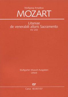 Litaniae de venerabili altaris Sacramento en mi bémol majeur 