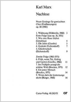 Nachlese op. 80 