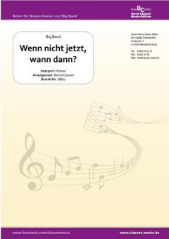 Wenn nicht jetzt, wann dann? 