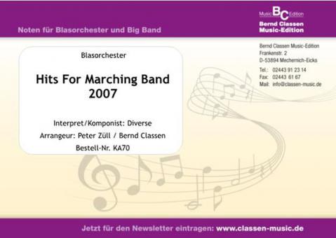 Hits For Marching Band 2007 