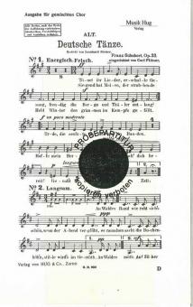 Deutsche Tänze 