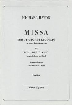 Missa sub titulo Sti Leopoldi 