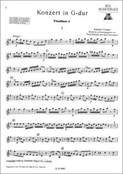 Konzert G-Dur op. 3/3 