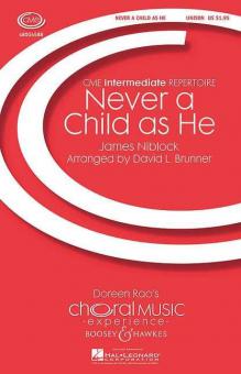 Never a Child as He 