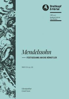 Festgesang an die Künstler op. 68 