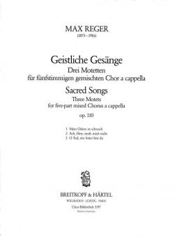 3 Motetten op. 110 