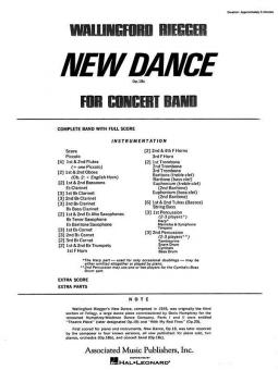 New Dance for Band, Op. 18b 