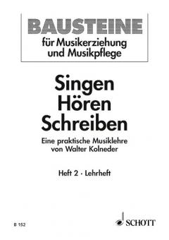 Singen - Hören - Schreiben Heft 2 - Lehrbuch Standard