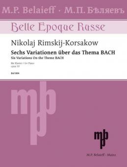 Six Variations sur BACH op. 10 Standard