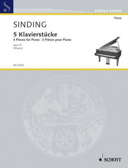 Cinq pièces pour Piano op. 97 Standard