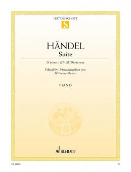 Suite en ré mineur HWV 437 (HHA II/4 - Walsh 1733 No. 4) Standard